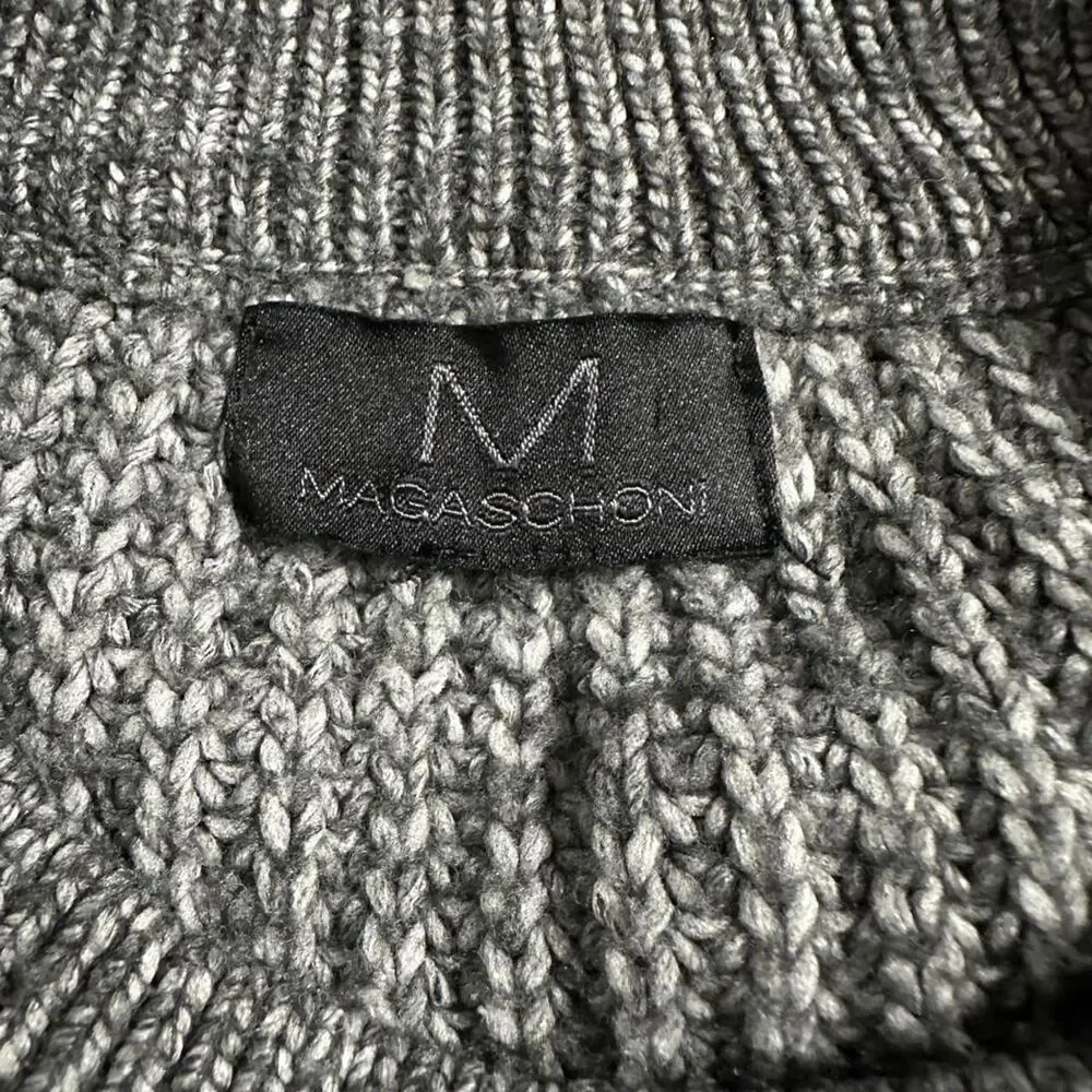Magaschoni Men's Grey Jumper